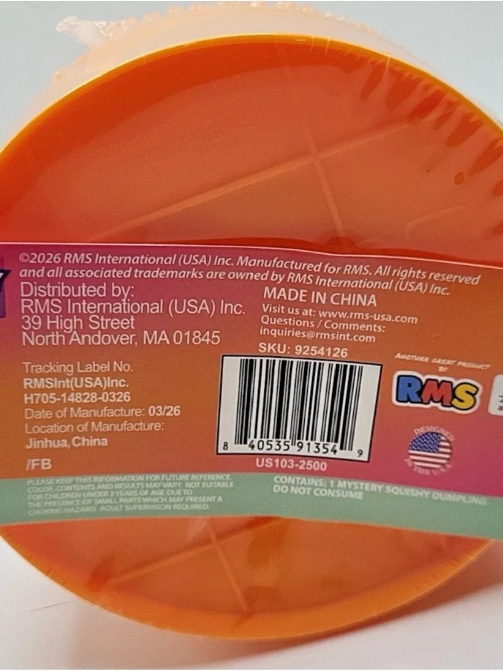 Viral Brand New Crazy Fun Mystery Dumpling Sherbert Edition Orange Scented RMS